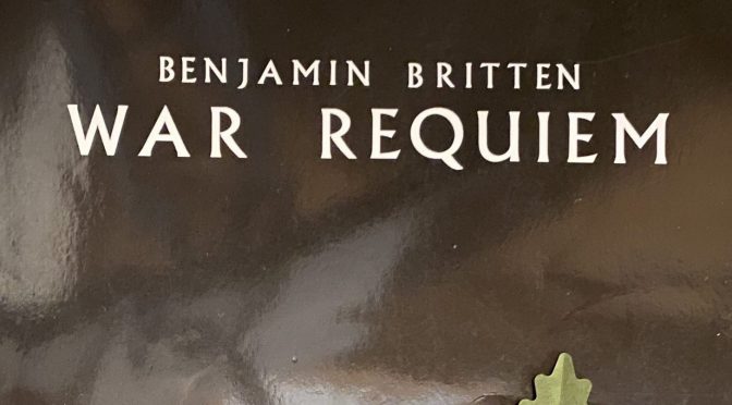 Liz to sing Britten’s War Requiem twice this season