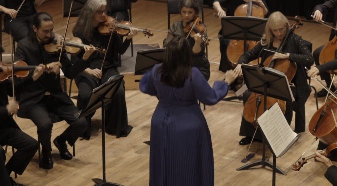 Elizabeth conducts the Bristol Ensemble